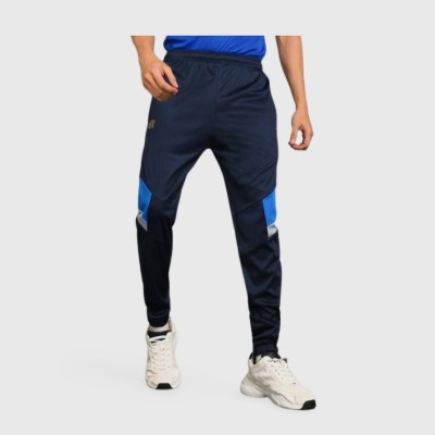 Qalm Brothers Solid Men Blue Track Pants