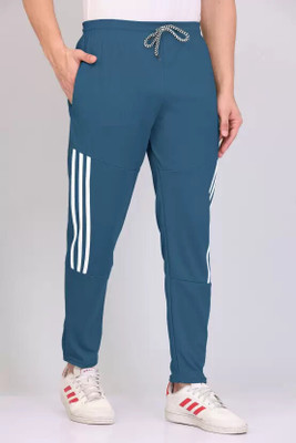 CLOWZED Solid Men Light Blue Track Pants