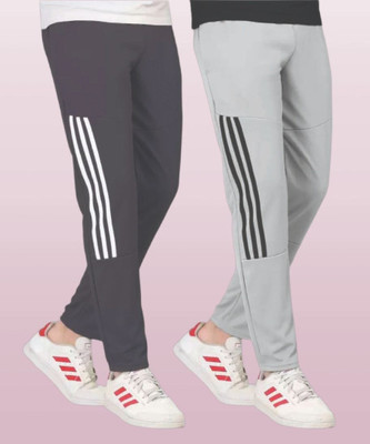 Covett Solid Men Grey Track Pants