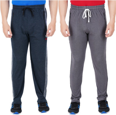 Guide Solid Men Blue, Grey Track Pants