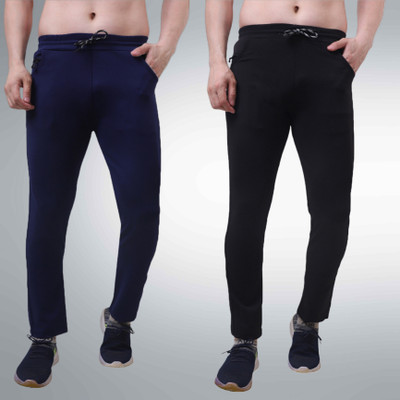 Kroop Solid Men Grey, Multicolor Track Pants