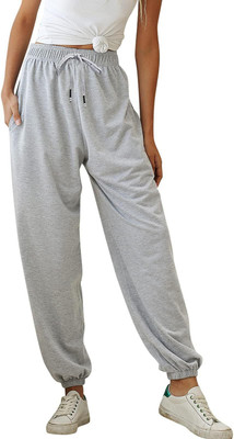 IRONDYE Solid Women Grey Track Pants