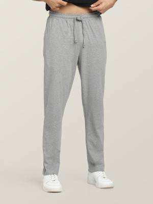 XYXX Solid Men Grey Track Pants