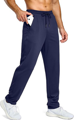 SkiFit Solid Men Blue Track Pants