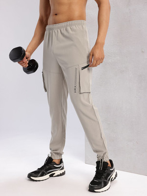 HRX by Hrithik Roshan Solid Men Brown Track Pants