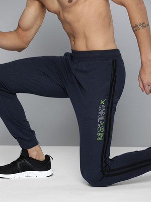 HRX by Hrithik Roshan Solid Men Blue Track Pants