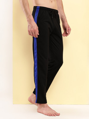 TT Solid Men Black Track Pants