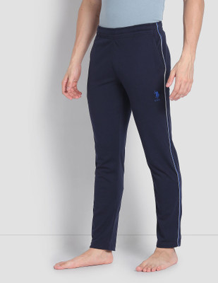 U.S. POLO ASSN. Solid Men Blue Track Pants