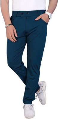 Jenny Enterprises Solid Men Blue Track Pants