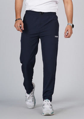 TOGORB Solid Men Blue Track Pants