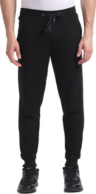 U.S. POLO ASSN. Solid Men Black Track Pants