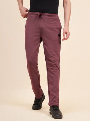 SWEET DREAMS Solid Men Maroon Track Pants