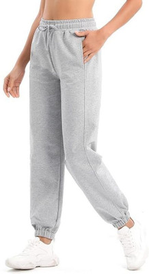 TRUFFLEGUM Loose Fit Women Grey Trousers
