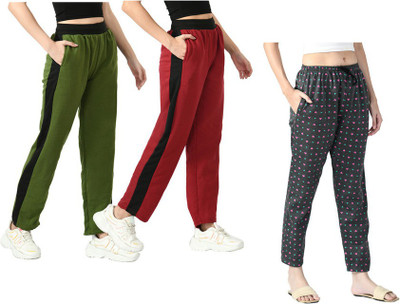 IndiWeaves Printed Women Multicolor Track Pants