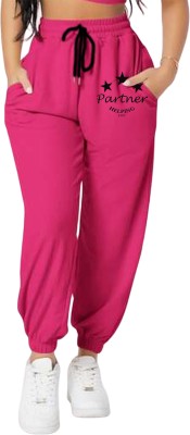 Shayash Printed Women Pink Track Pants