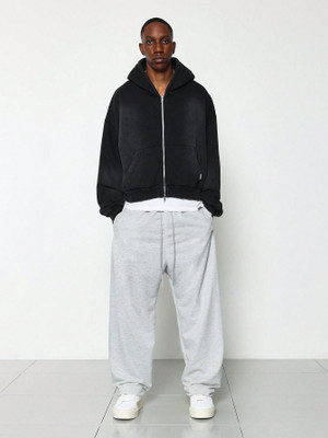 WARCOURT Solid Men Grey Track Pants