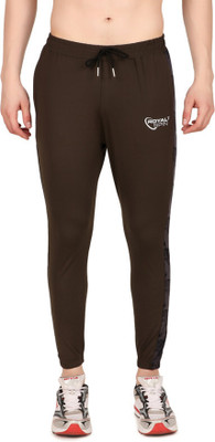 Royal spin Solid Men Green Track Pants