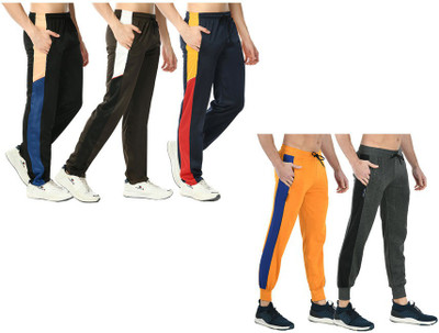 IndiWeaves Colorblock Men Multicolor Track Pants