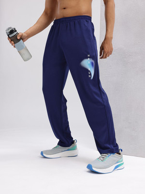 HRX by Hrithik Roshan Solid Men Blue Track Pants