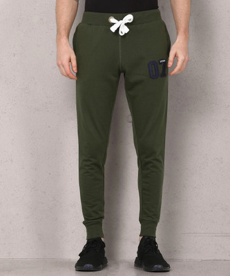 METRONAUT Solid Men Green Track Pants
