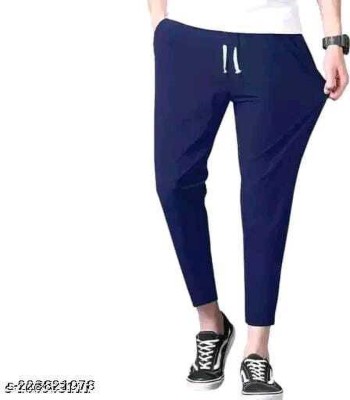 Ammu fashion Solid Women Blue Track Pants