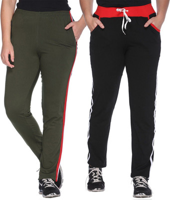 HouseOfCommon Striped Women Multicolor Track Pants