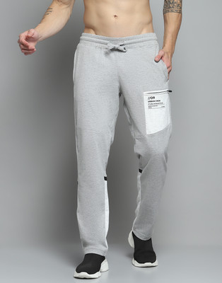 Rock.it Solid Men Grey Track Pants