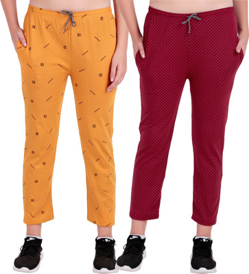 DSKIP COLLECTION Printed Women Multicolor Track Pants