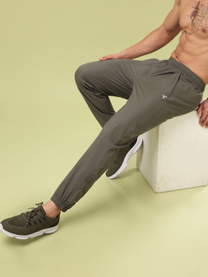 TECHNOSPORT Solid Men Green Track Pants