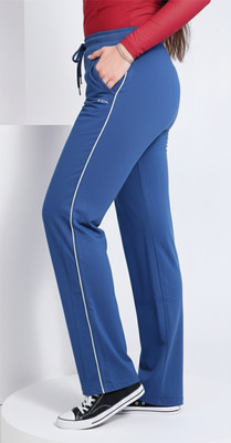 Kepa Solid Women Blue Track Pants