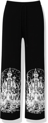 SLYTH Printed Men Black Track Pants