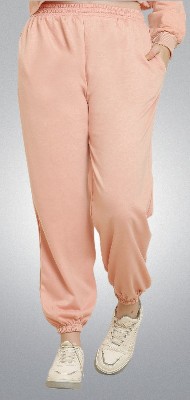 elegance redefined Solid Women Orange Track Pants