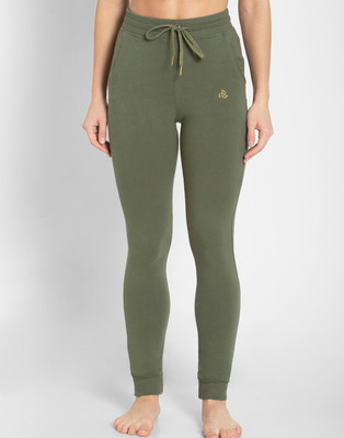 JOCKEY Solid Women Green Track Pants