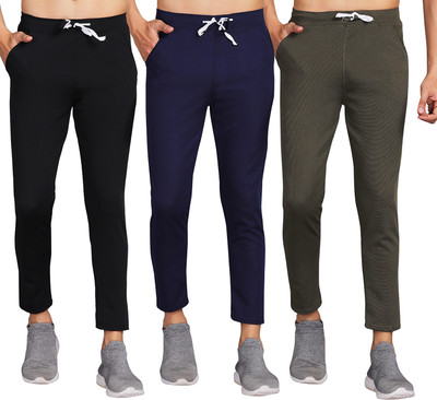 DCR Solid Men Multicolor Track Pants