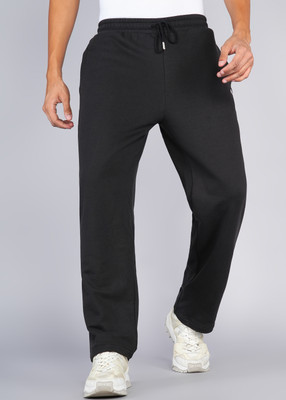 PUMA Solid Men Black Track Pants