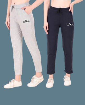 GAA Solid Women Grey Track Pants