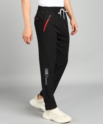 GNOCKFACE Solid Men Black Track Pants