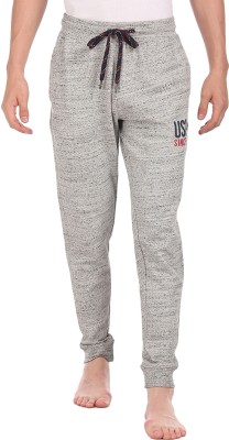 U.S. POLO ASSN. Solid Men Grey Track Pants