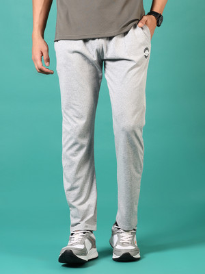 V-MART Solid Men Grey Track Pants