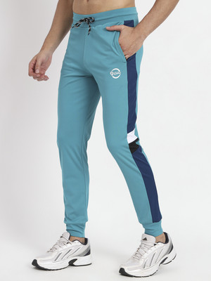Proxima Colorblock Men Light Green Track Pants