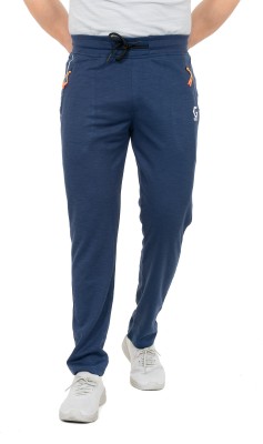 GEE 5 Solid Men Blue Track Pants