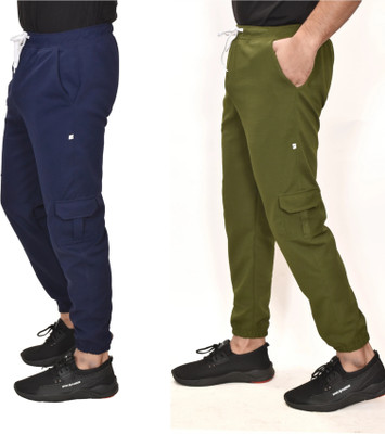 Al-Hudooms Solid Men & Women Blue, Green Track Pants