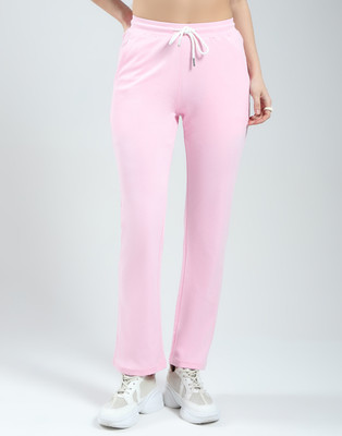 Rock.it Solid Women Pink Track Pants