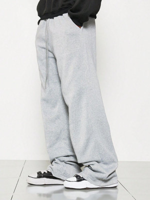 Daphne Maurier Solid Men Grey Track Pants