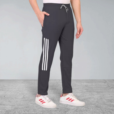 Covett Solid Men Grey Track Pants