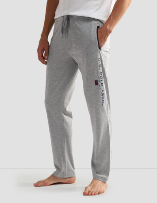 U.S. POLO ASSN. Solid Men Black Track Pants