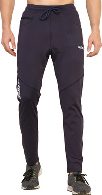 BW:BEATWIDE Solid Men Blue Track Pants