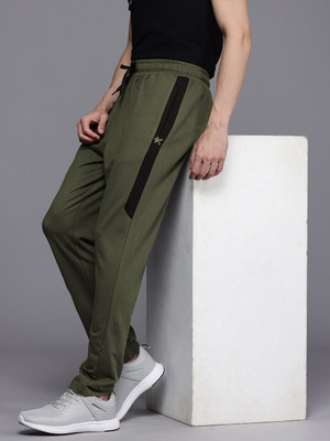 HRX by Hrithik Roshan Solid Men Green Track Pants