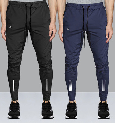 Z-DEVIL Striped Men Multicolor Track Pants