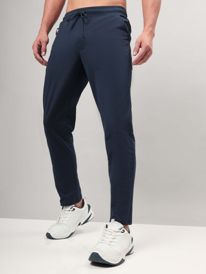 TECHNOSPORT Solid Men Dark Blue Track Pants